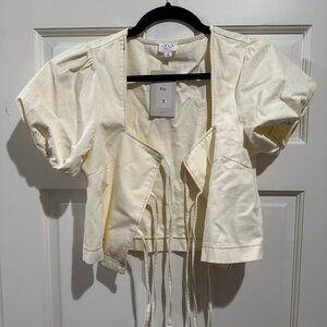 Lelis Collection White Denim Shirt